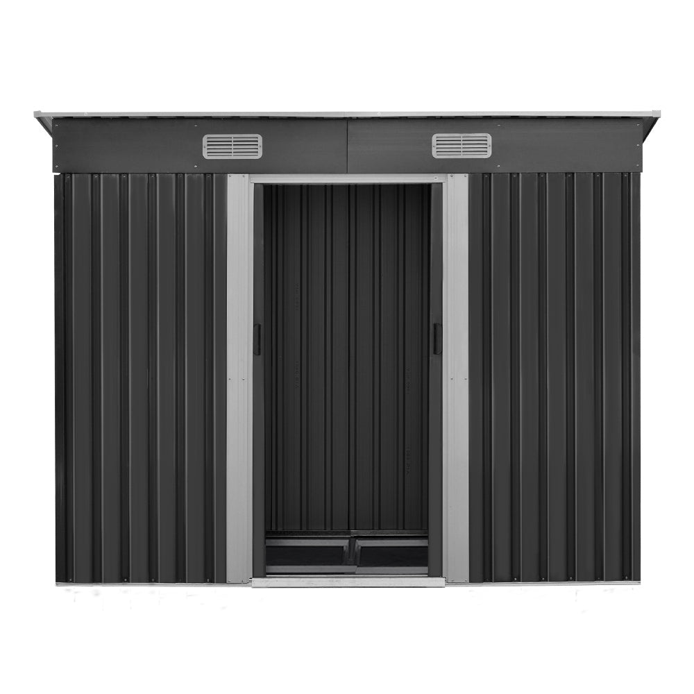 Giantz 2.38x1.31M Metal Garden Shed
