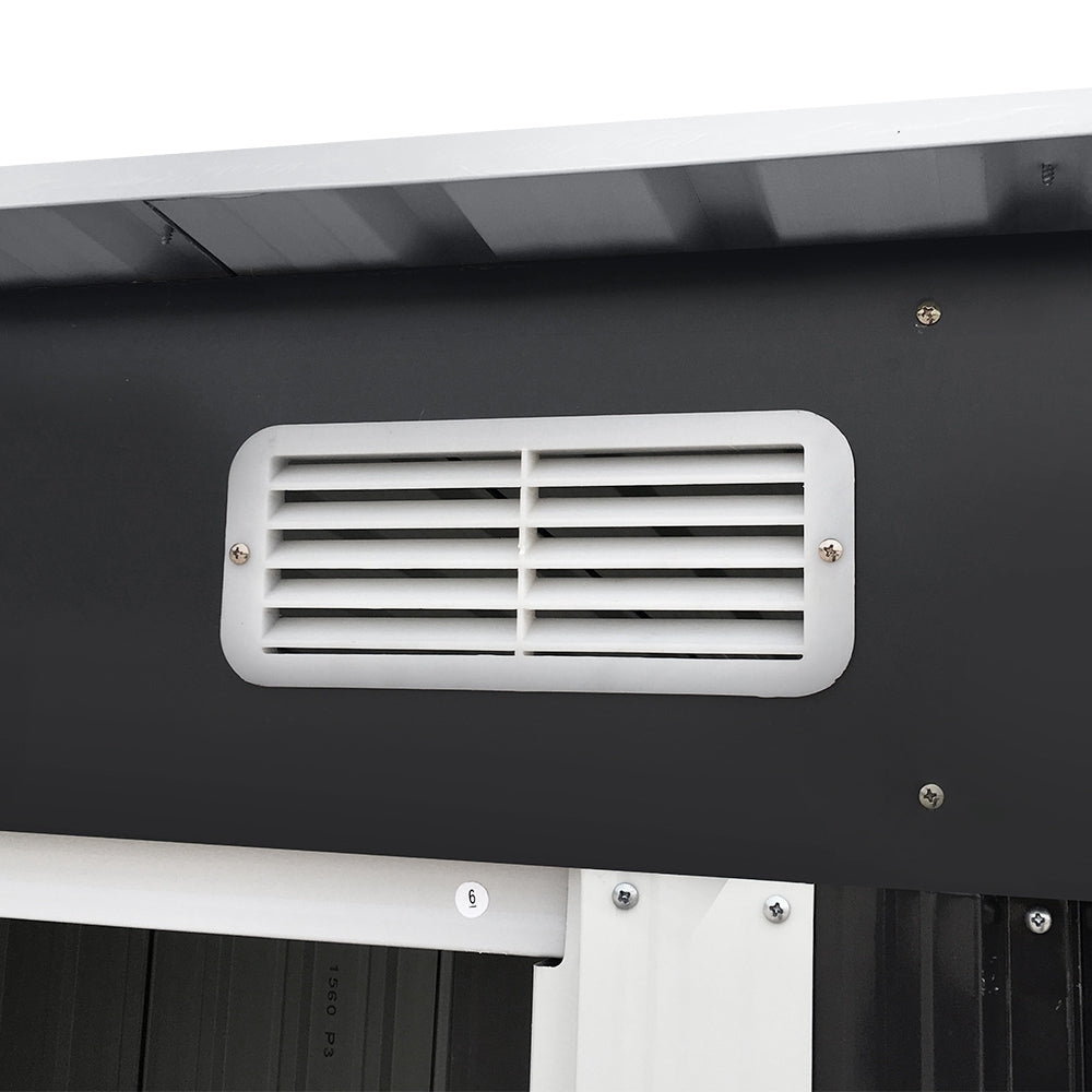 Giantz 2.38x1.31M Metal Garden Shed