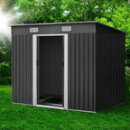 Giantz 2.38x1.31M Metal Garden Shed