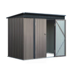 Giantz 2.31x1.31M Metal Garden Shed