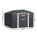 Giantz 3x3M Steel Garden Shed