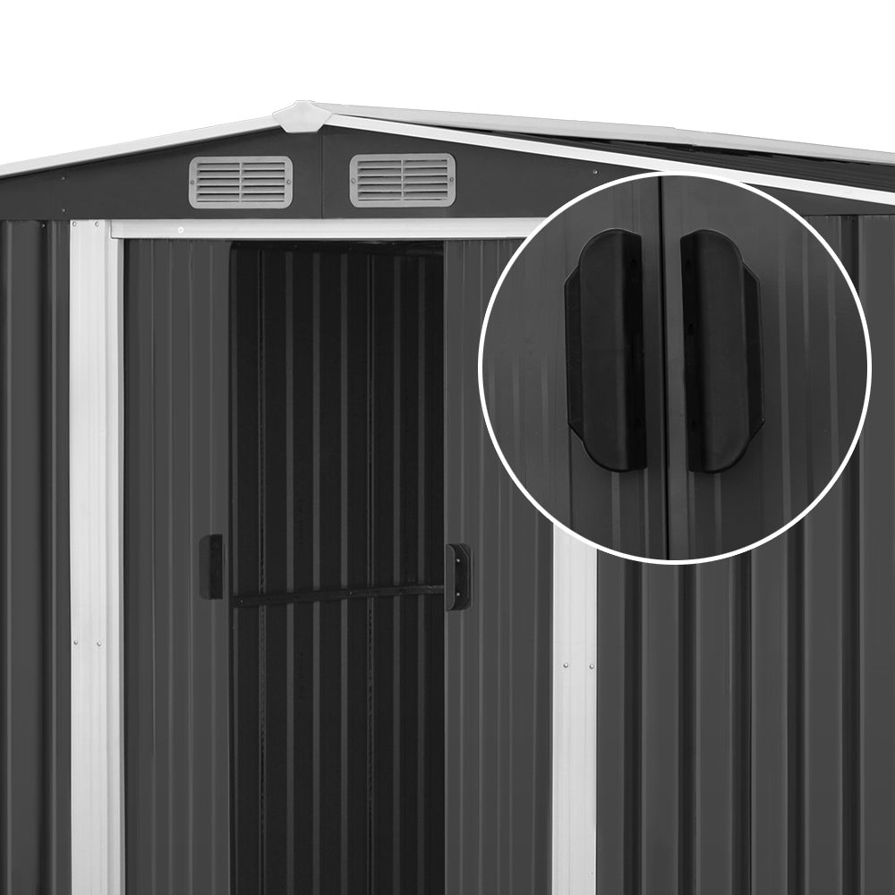 Giantz 2.58x3.14M Metal Garden Shed