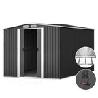 Giantz 2.58x3.14M Metal Garden Shed