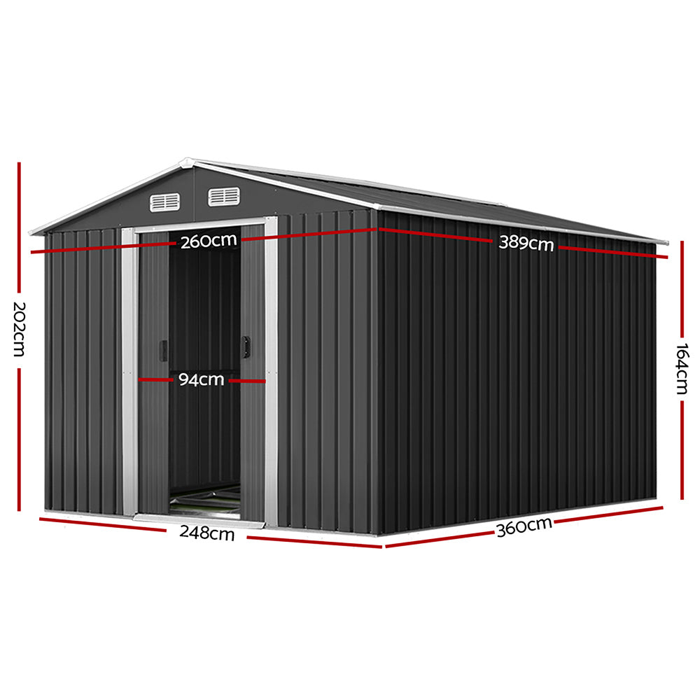 Giantz 2.6x3.9M Garden Shed Storage Solution