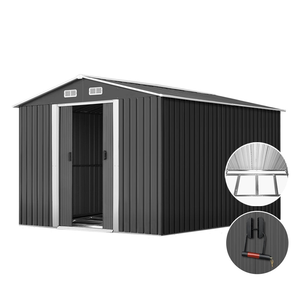 Giantz 2.6x3.9M Garden Shed Storage Solution