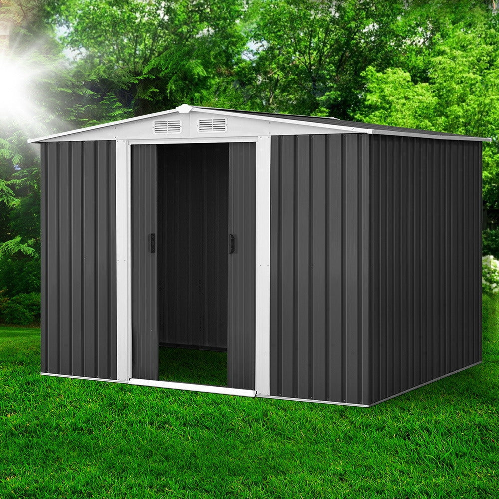 Giantz Metal Garden Shed 2.58x2.07M