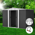 Giantz 2.58x2.07M Metal Garden Shed