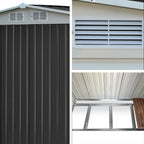 Giantz 2.58x2.07M Metal Garden Shed