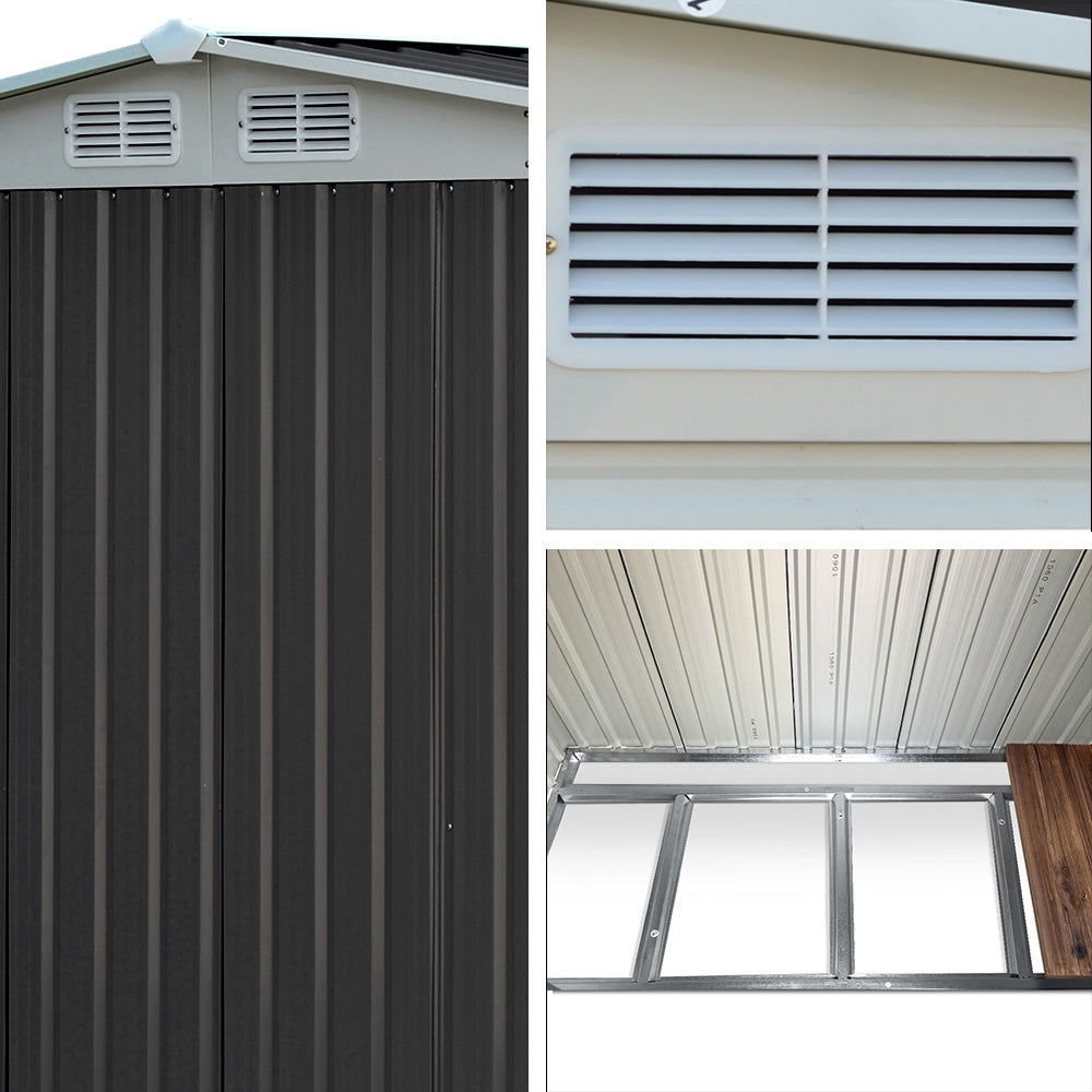 Giantz 2.58x2.07M Metal Garden Shed