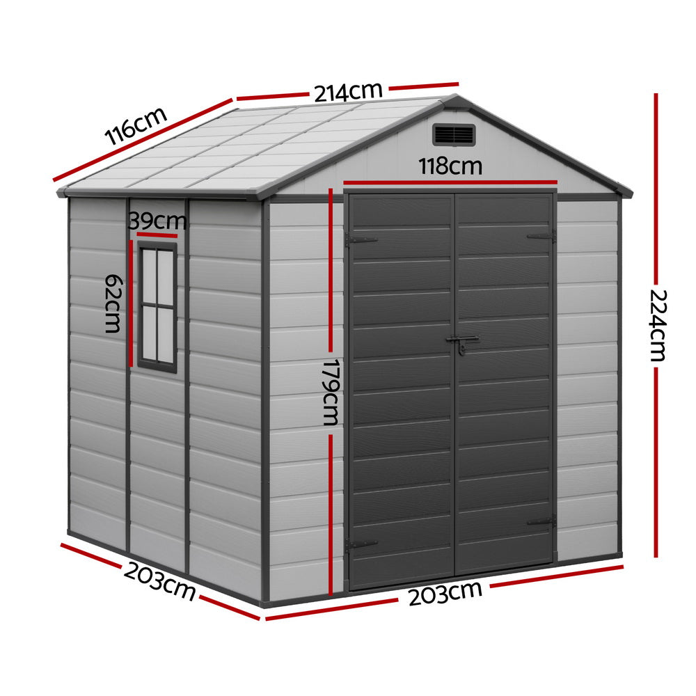 Giantz Durable Garden Storage Shed 2.15x2.14M