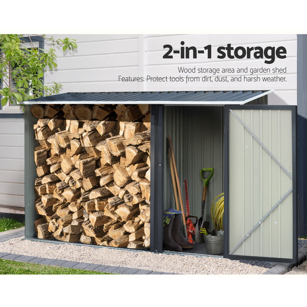 Giantz 2-in-1 Garden Shed for Outdoor Storage