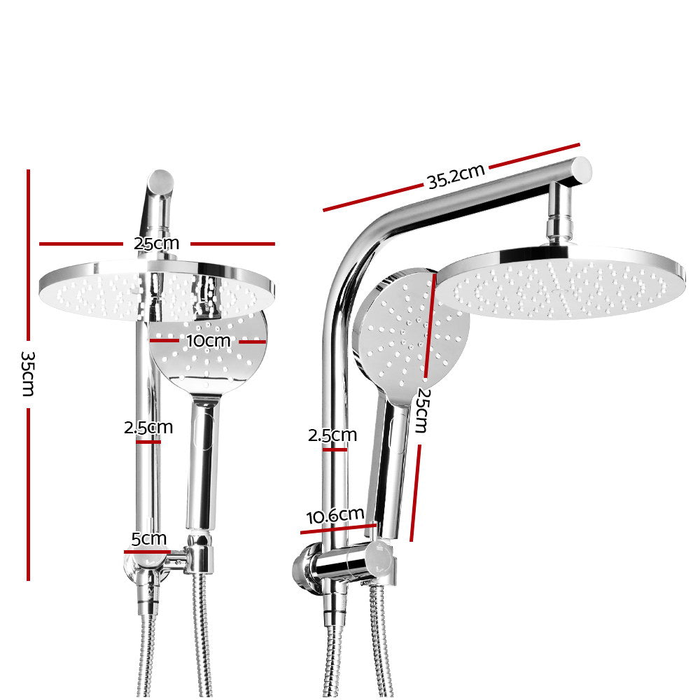 Cefito 9'' Dual Rain Shower Head Set