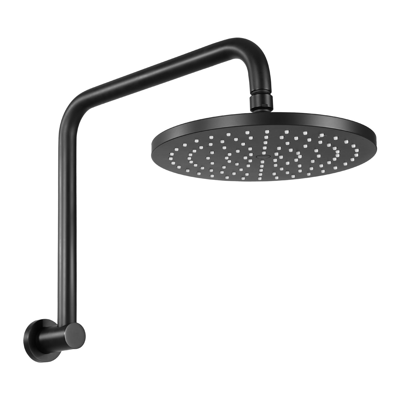 High-Pressure 9'' Rain Shower Head in Matte Black