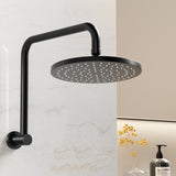 High-Pressure 9'' Rain Shower Head in Matte Black