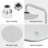 9'' High-Pressure Rain Shower Head