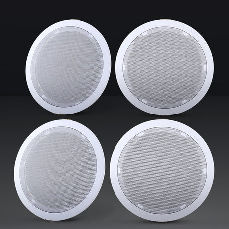 Giantz 6 Inch Ceiling Speakers In Wall Speaker Home Audio Stereos Tweeter 4pcs