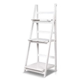 Artiss ZANE White 3-Tier Corner Shelf