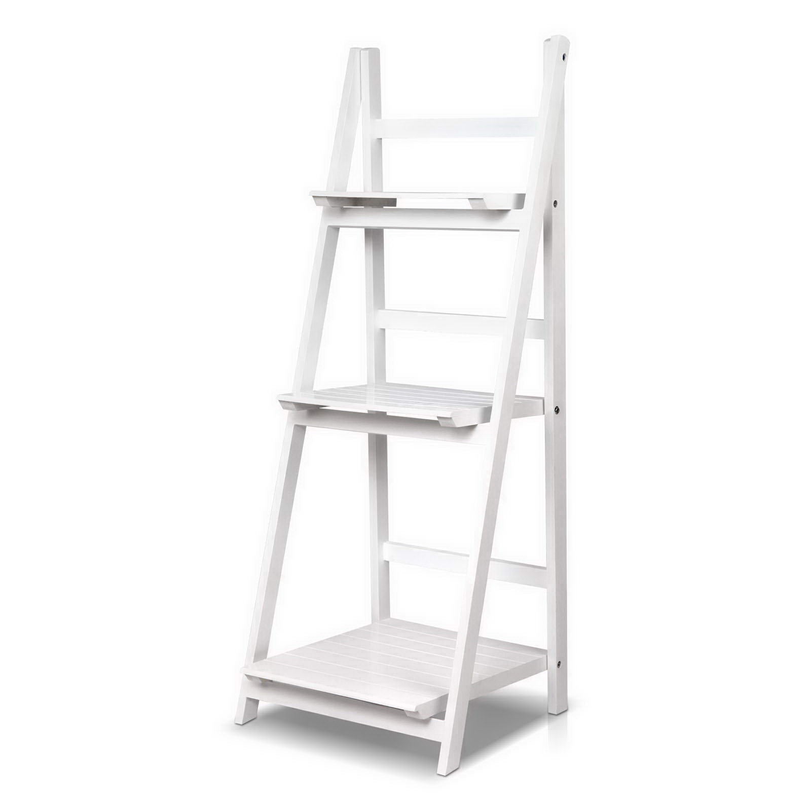 Artiss ZANE White 3-Tier Corner Shelf