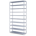 10-Tier Stackable Shoe Rack Cabinet