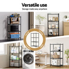 Artiss Adjustable 4-Tier Steel Shelving Unit
