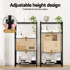 Artiss Adjustable 4-Tier Steel Shelving Unit