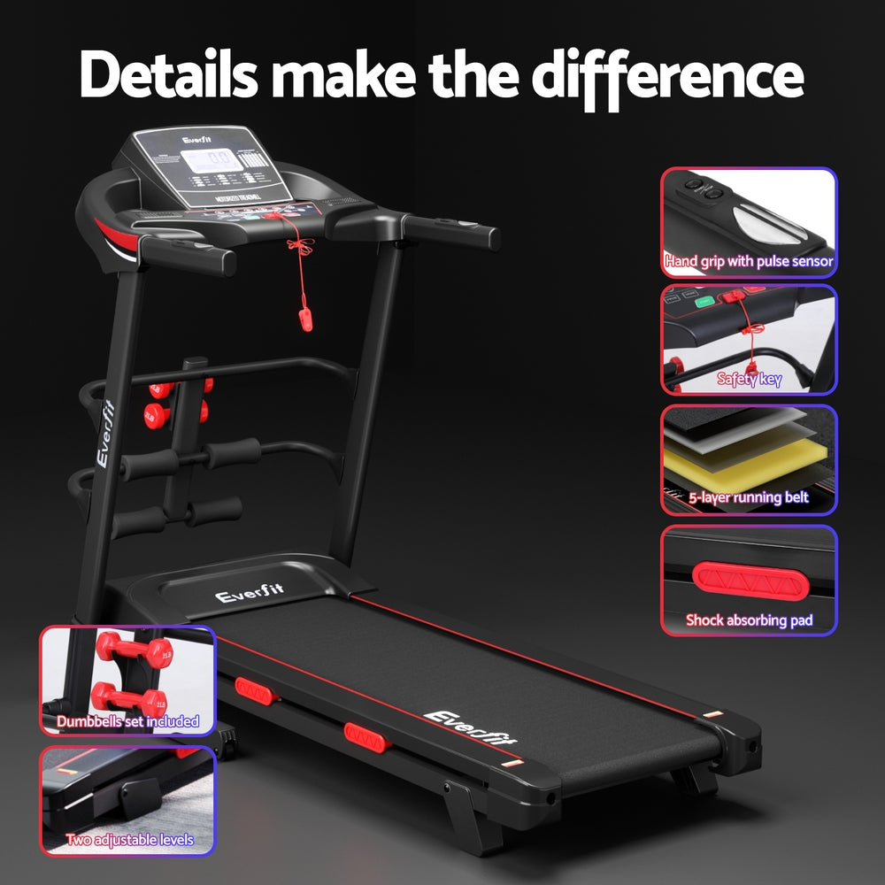 Everfit Electric Treadmill with Sit Up Bar