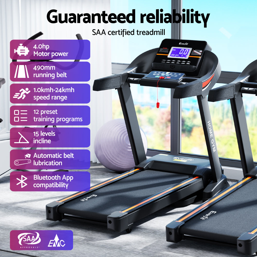 Everfit Electric Incline Treadmill for Home Use