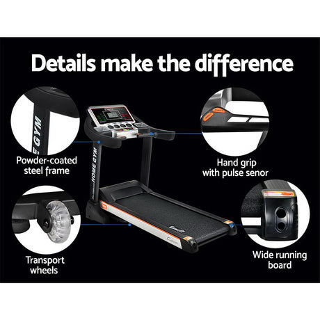 Everfit Electric Treadmill with Auto Incline
