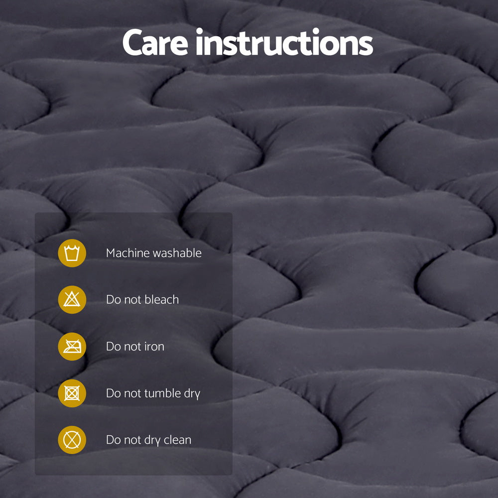 Giselle Bedding 3-Zone Pillowtop Mattress Topper