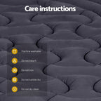 Giselle Bedding 3-Zone Pillowtop Mattress Topper