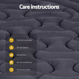 Giselle Bedding 3-Zone Pillowtop Mattress Topper