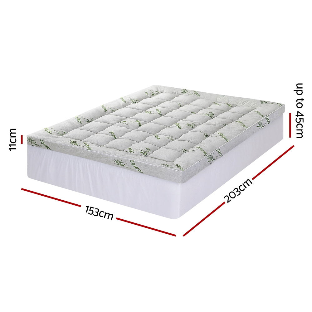 Giselle Luxurious Bamboo Pillowtop Mattress Topper