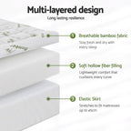 Giselle Luxurious Bamboo Pillowtop Mattress Topper