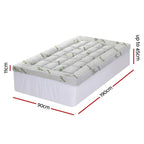 Giselle Luxurious Bamboo Pillowtop Mattress Topper
