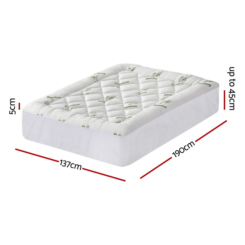 Bamboo Luxury Comfort Mattress Topper