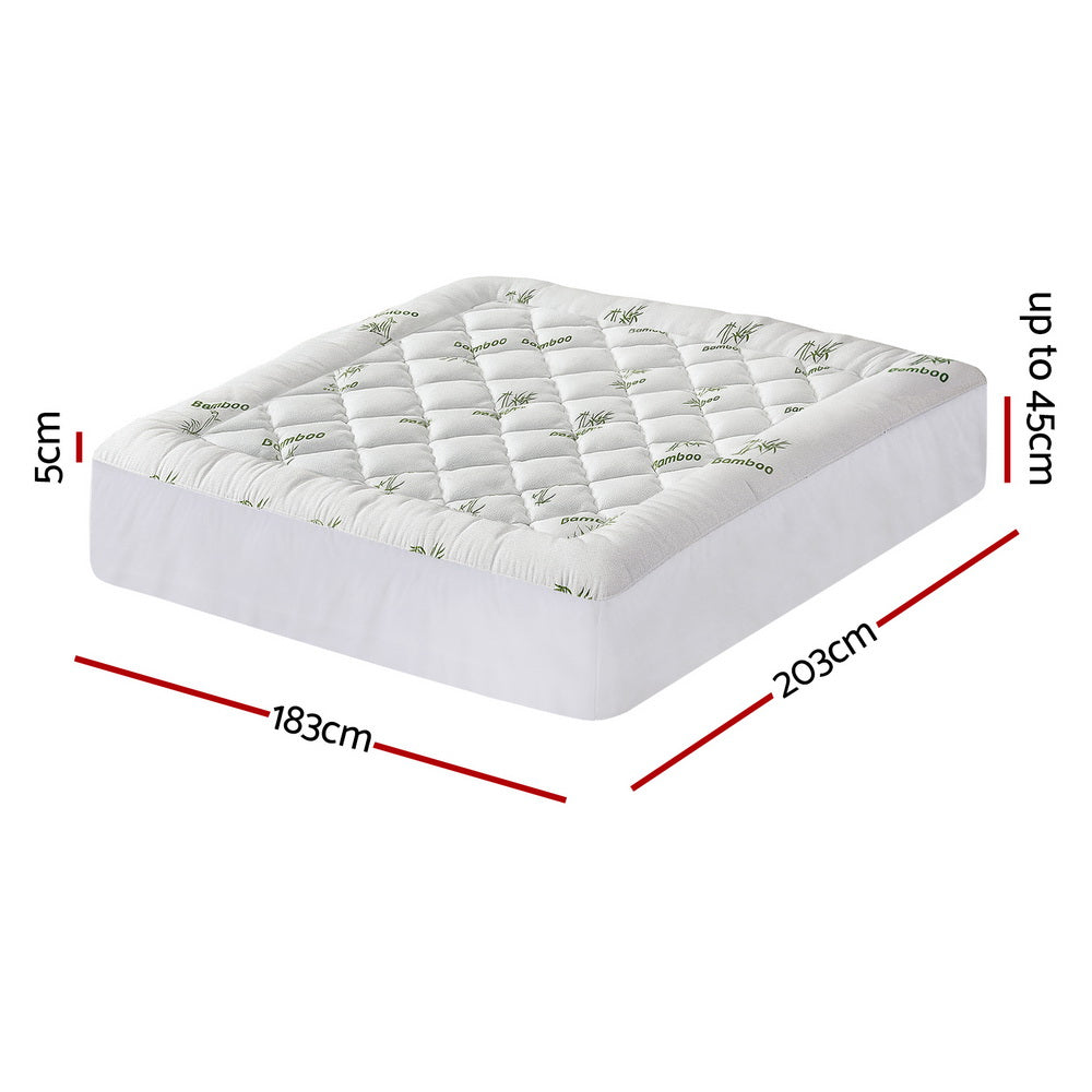 Bamboo Luxury Comfort Mattress Topper