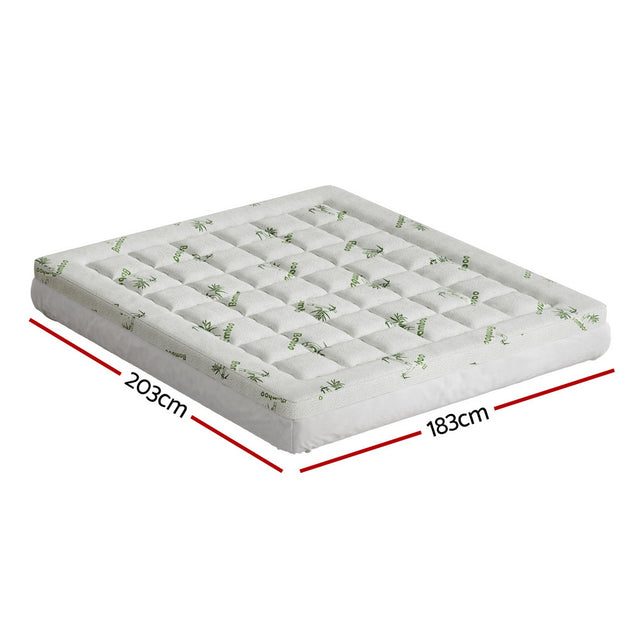 Giselle Bedding Luxury Bamboo Mattress Topper