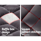 Giselle Bedding Pillowtop Bamboo Charcoal Topper