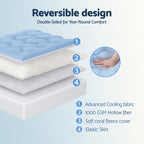 Giselle 5cm Double-Sided Pillowtop Mattress Topper