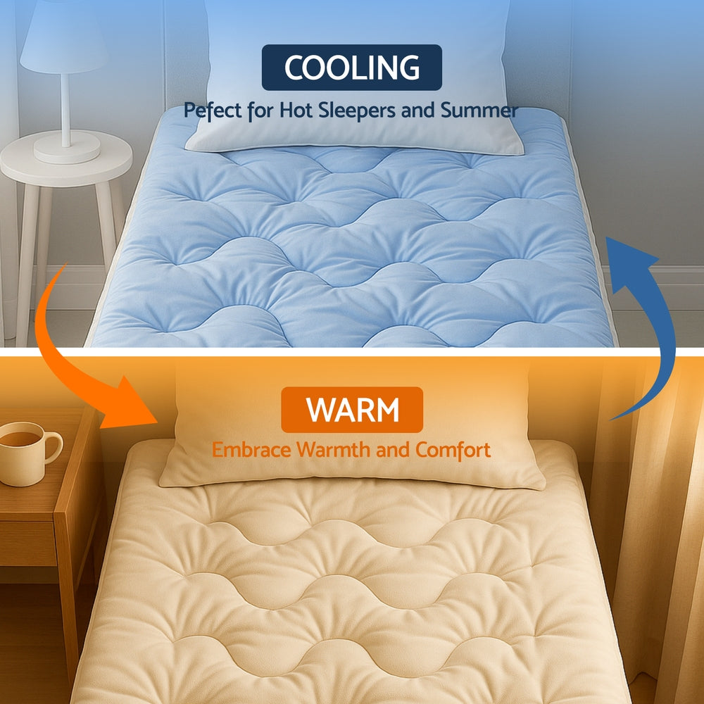 Giselle 5cm Double-Sided Pillowtop Mattress Topper