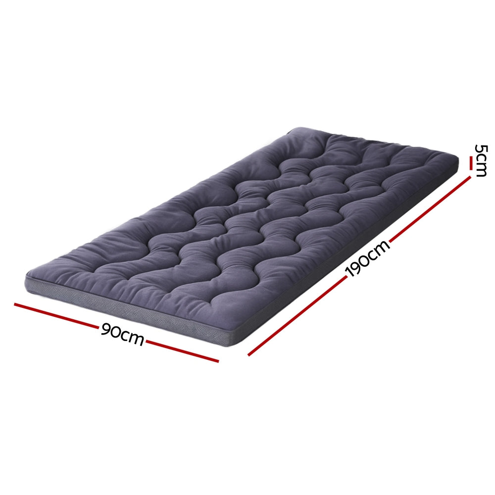 Giselle 5cm Bamboo Charcoal Pillowtop Mattress Topper