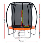 Everfit 6FT Kids Trampoline with Safety Net