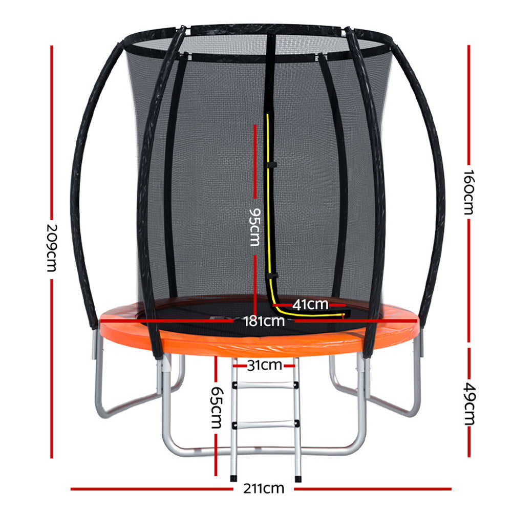 Everfit 6FT Kids Trampoline with Safety Net
