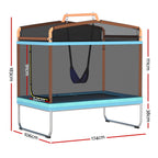 Everfit 6FT Kids Trampoline with Swing Enclosure
