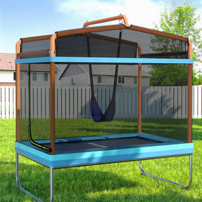 Everfit 6FT Kids Trampoline with Swing Enclosure