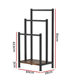 3-Tier Freestanding Towel Rack Organizer