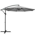 Instahut Outdoor Cantilever Umbrella for Beach, Garden & Patio Sun Shade