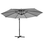 Instahut Outdoor Cantilever Umbrella for Beach, Garden & Patio Sun Shade
