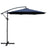 Instahut Outdoor Cantilever Umbrella for Beach, Garden & Patio Sun Shade