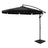 Instahut Outdoor Cantilever Umbrella with Base for Garden, Beach and Patio Shade